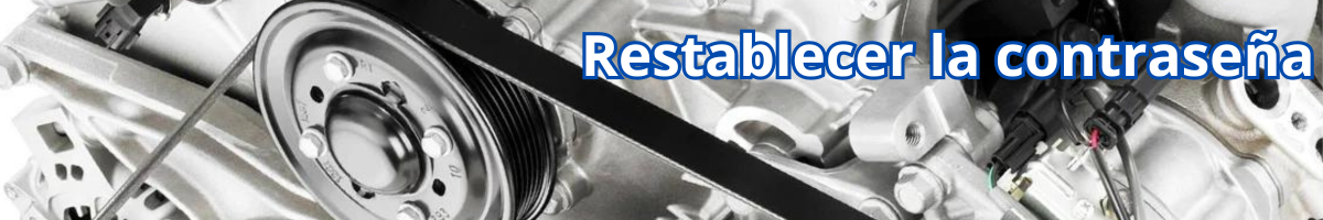 Restablecer la contraseña